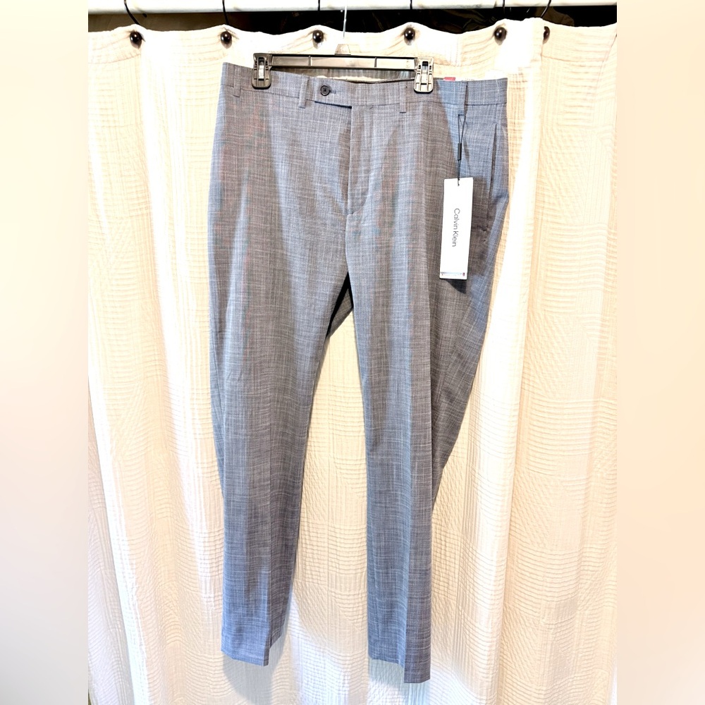 Calvin Klein Charcoal Men's Dress Pants NWT
